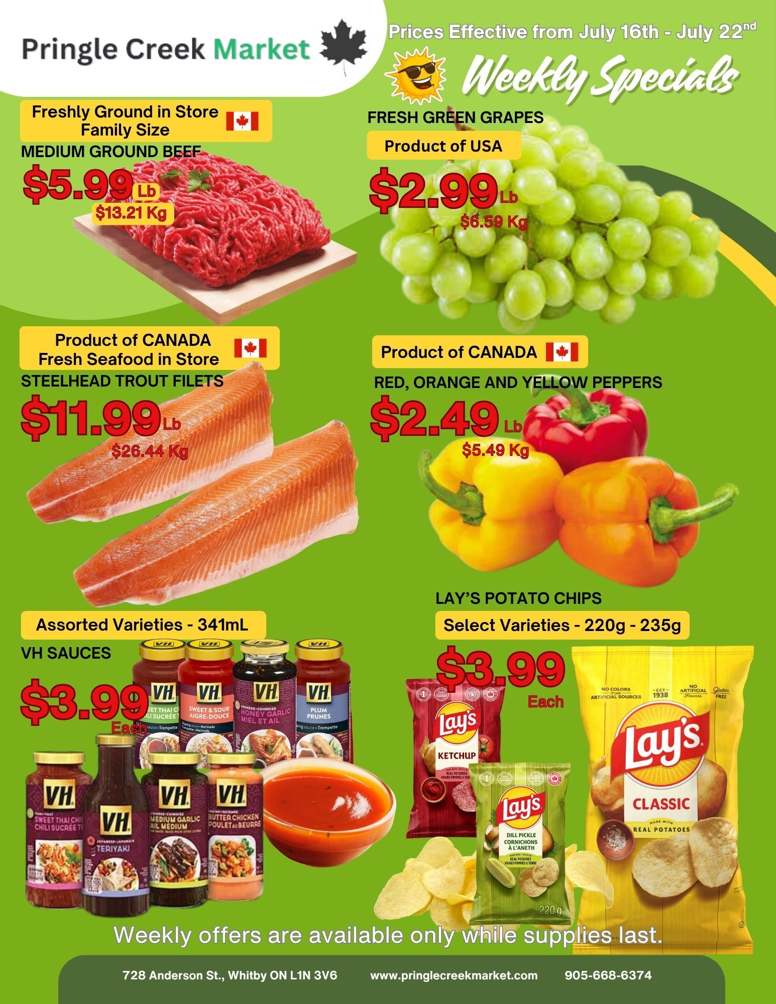 Pringle Creek Market Flyer July 16 to 22