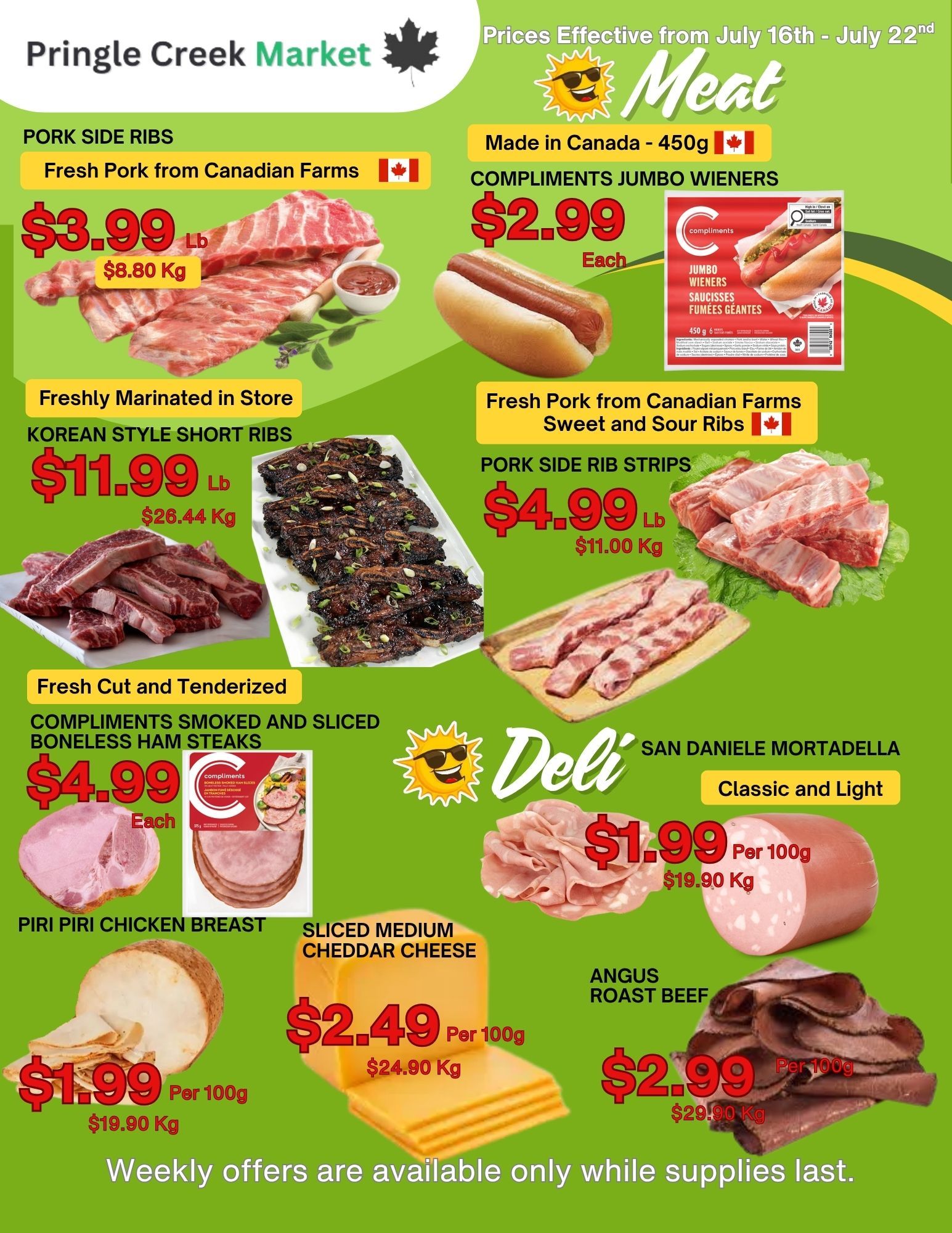 Pringle Creek Market Flyer July 16 to 22