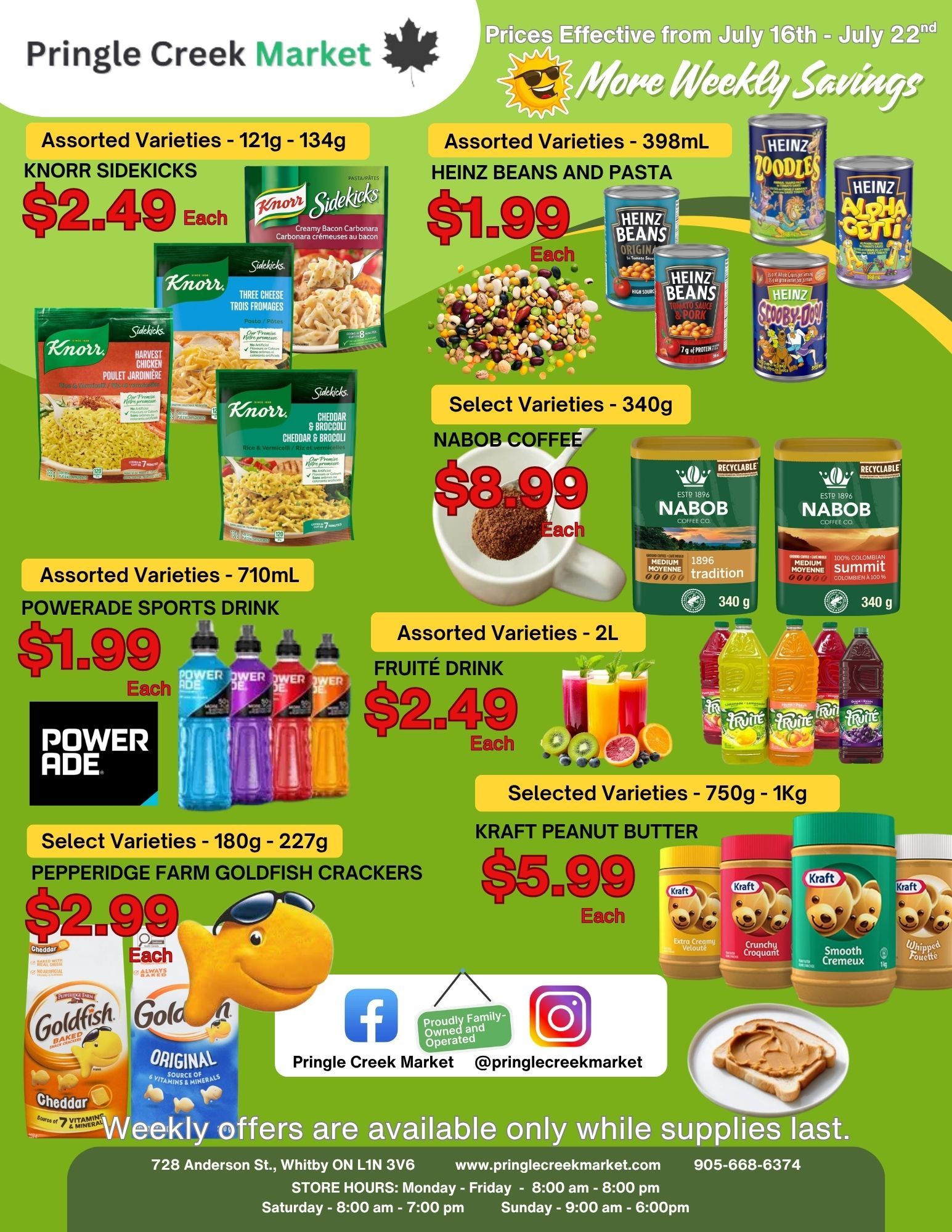 Pringle Creek Market Flyer July 16 to 22