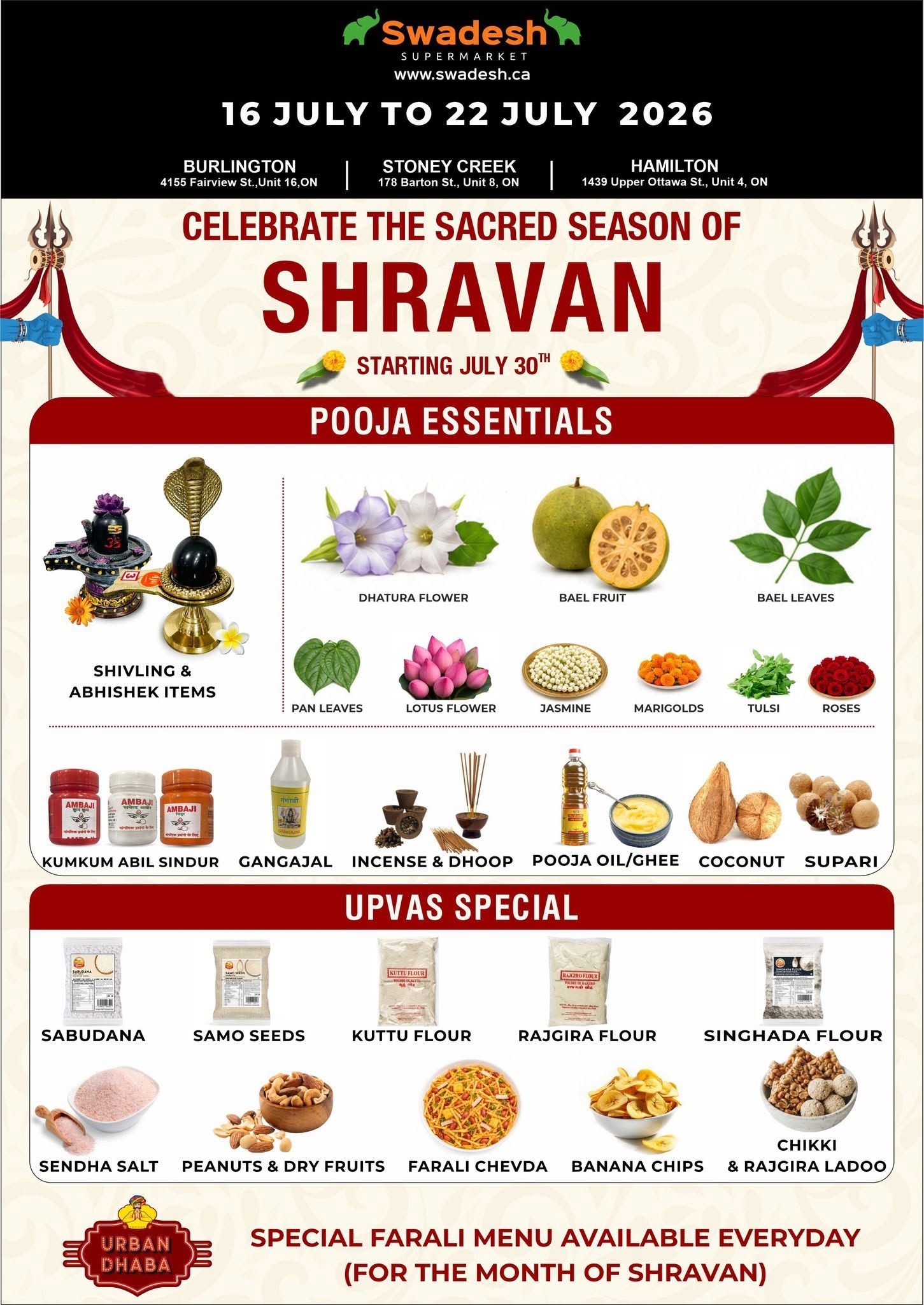 Swadesh Supermarket Flyer July 16 to 22