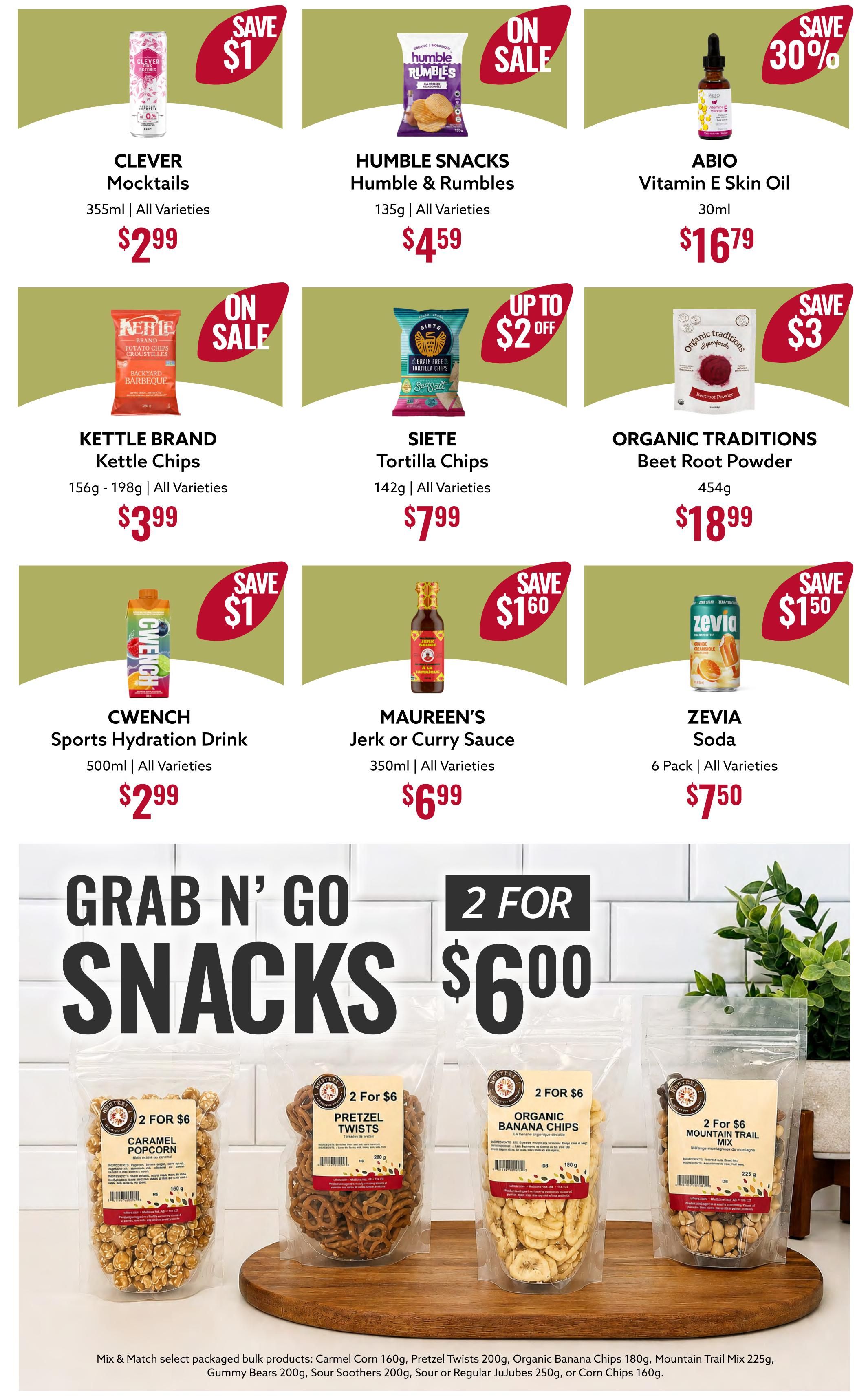 Nutters Everyday Naturals Flyer July 16 to 25