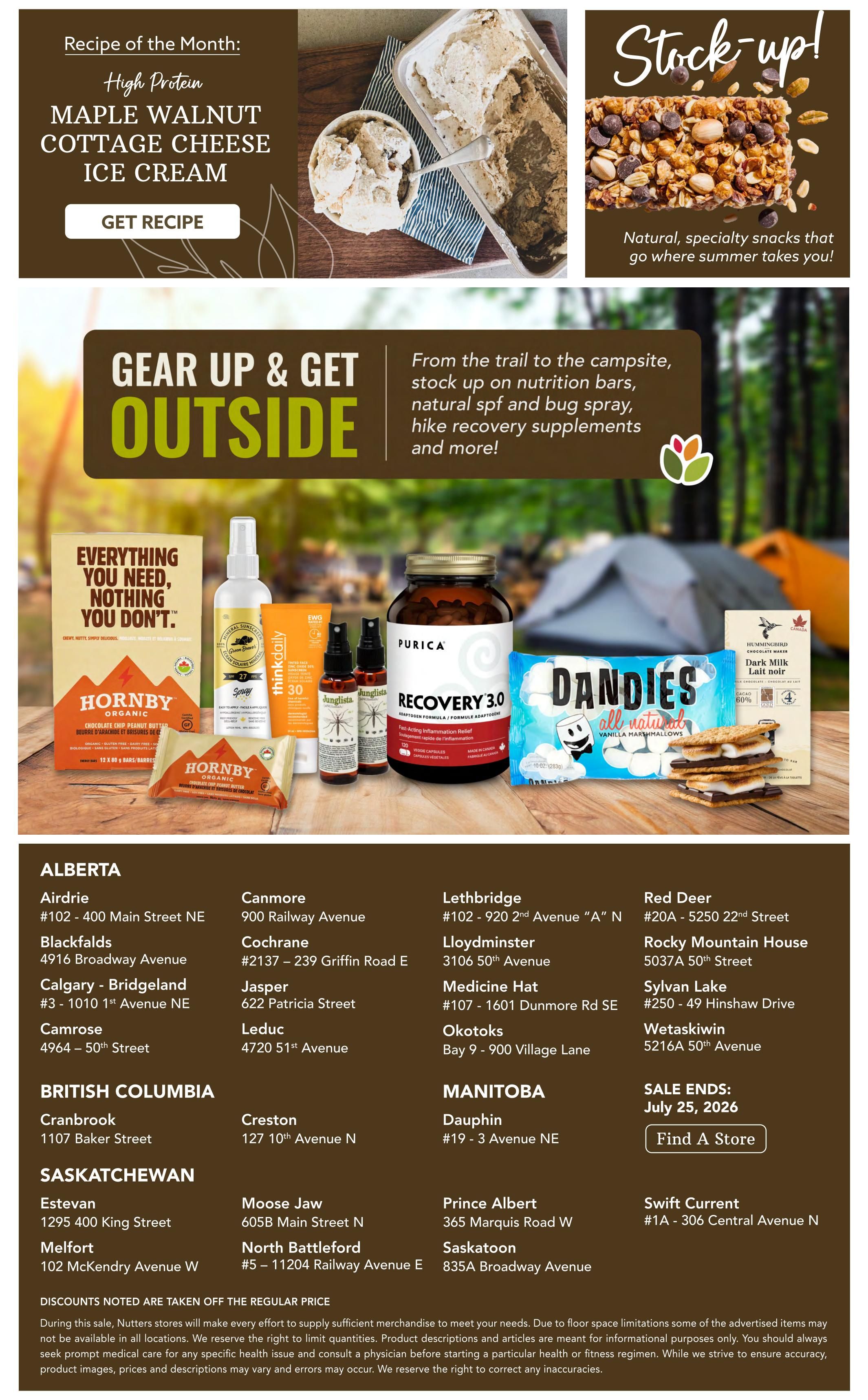 Nutters Everyday Naturals Flyer July 16 to 25