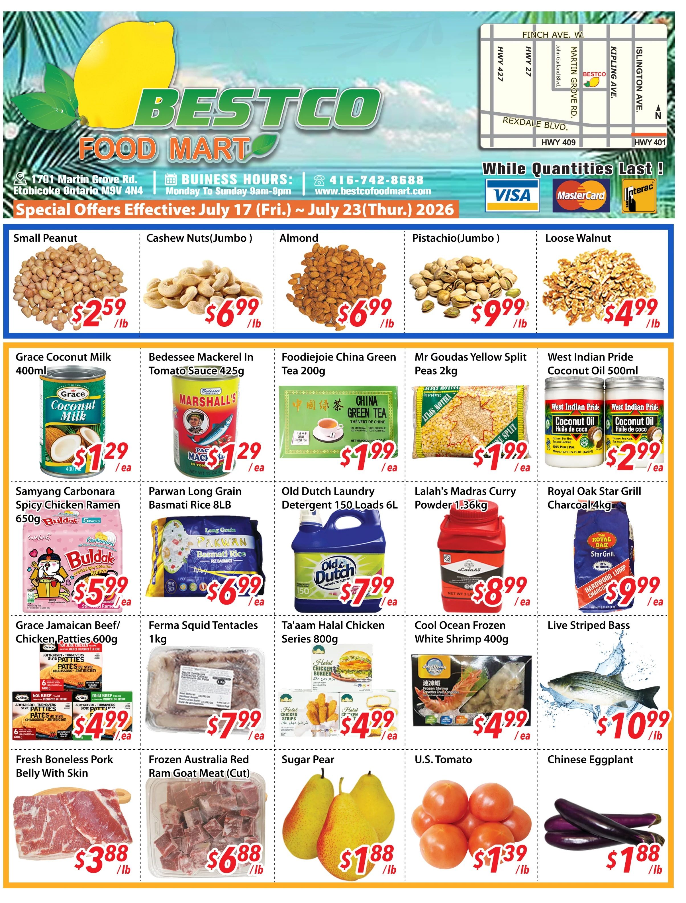 BestCo Food Mart (Etobicoke) Flyer July 17 to 23