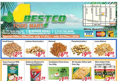 BestCo Food Mart (Etobicoke) Flyer July 17 to 23