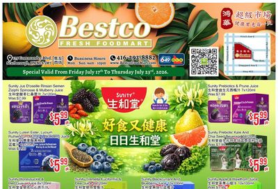 BestCo Food Mart (Scarborough) Flyer July 17 to 23
