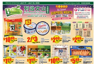 Btrust Supermarket (Richmond Hill) Flyer July 17 to 23