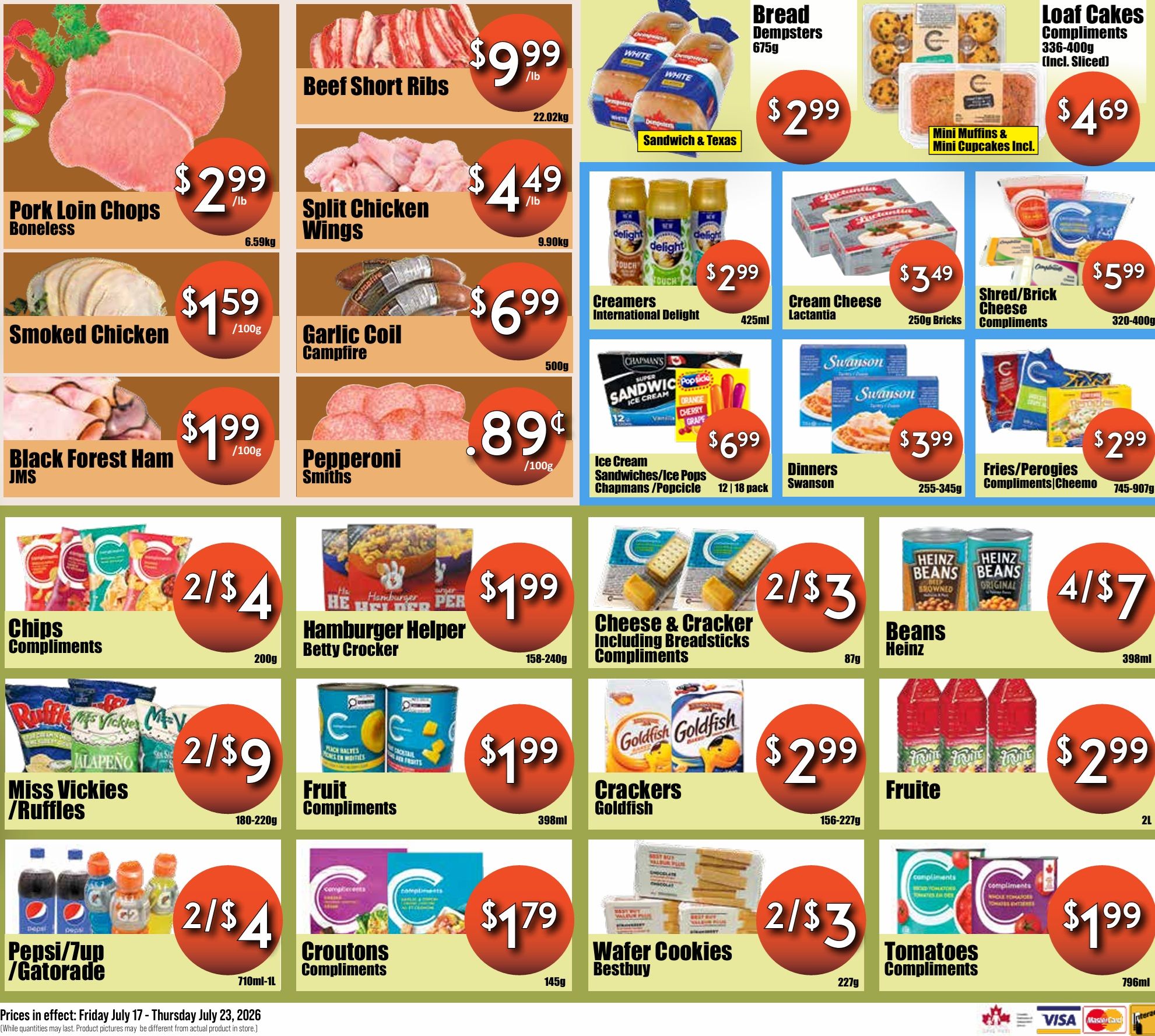 Westfort Foods Flyer July 17 to 23