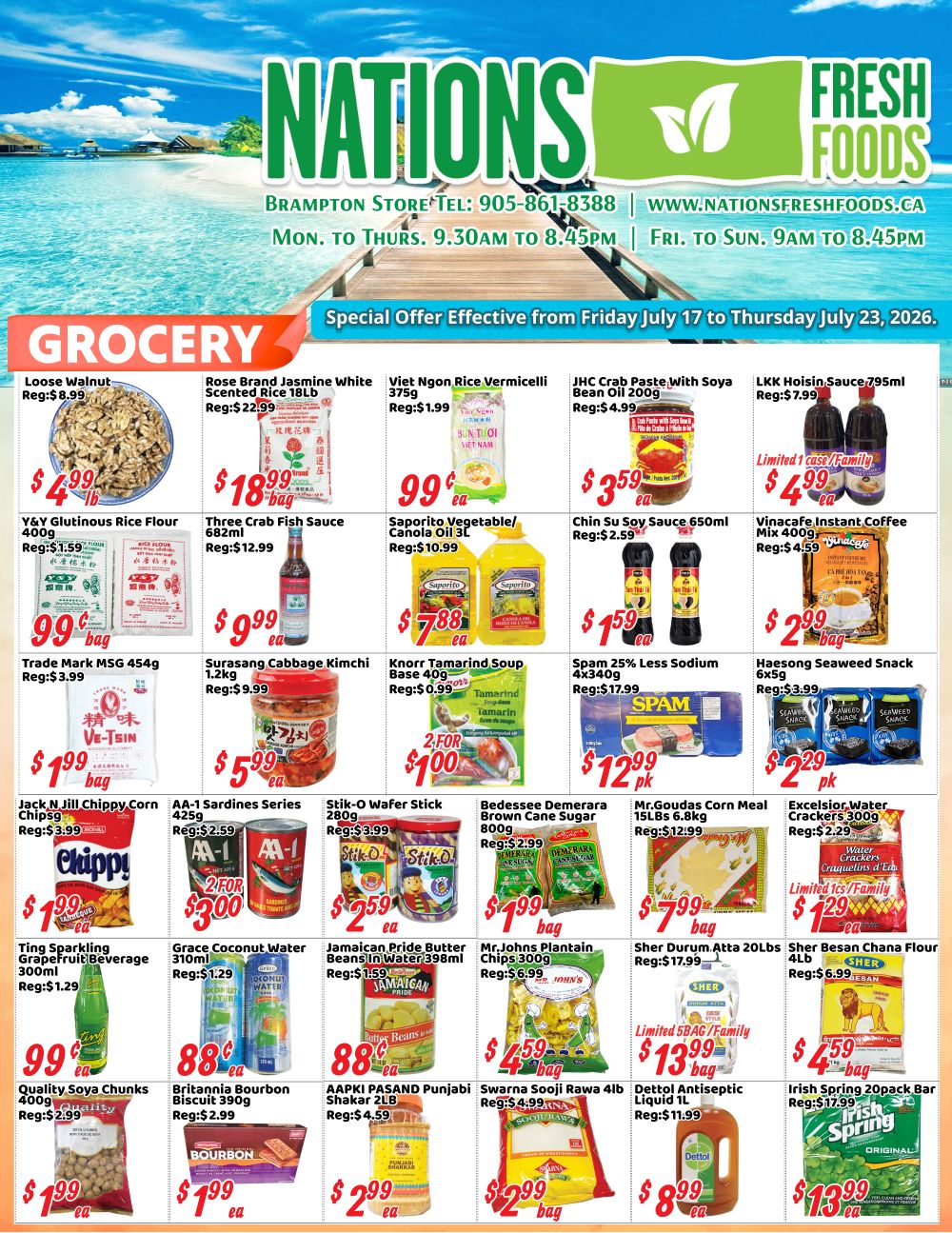 Nations Fresh Foods (Brampton) Flyer July 17 to 23