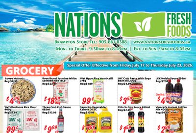Nations Fresh Foods (Brampton) Flyer July 17 to 23