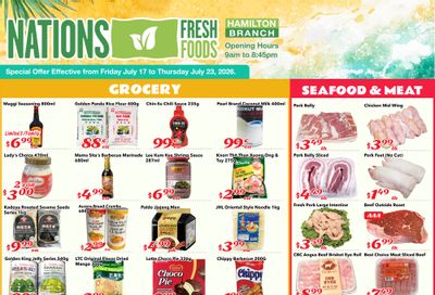 Nations Fresh Foods (Hamilton) Flyer July 17 to 23
