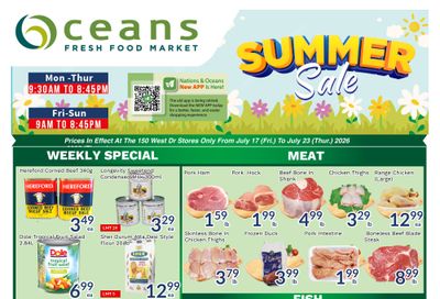 Oceans Fresh Food Market (Brampton) Flyer July 17 to 23