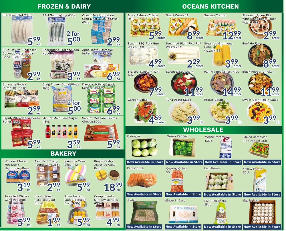 Oceans Fresh Food Market (Brampton) Flyer July 17 to 23
