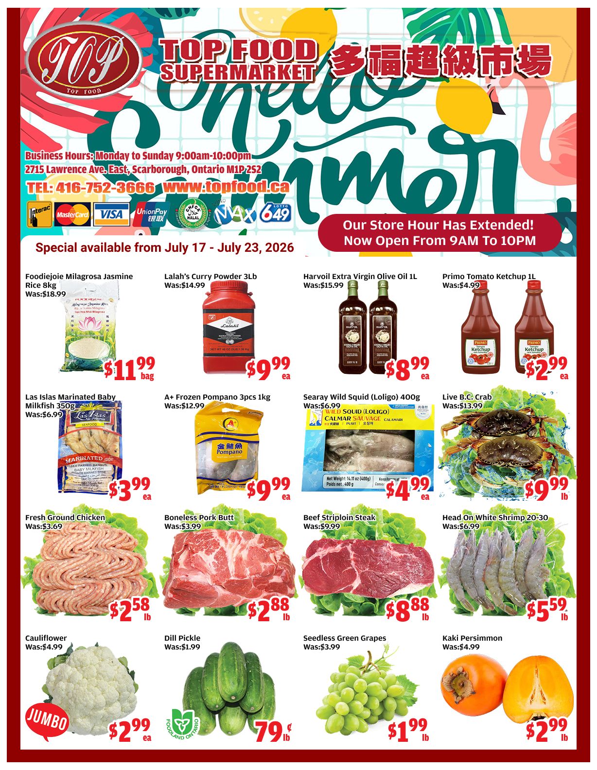 Top Food Supermarket Flyer July 17 to 23