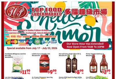 Top Food Supermarket Flyer July 17 to 23