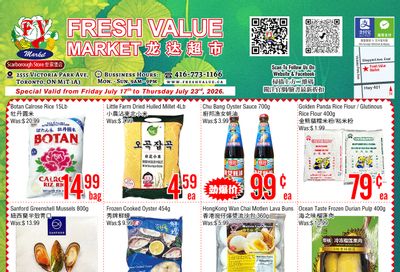Fresh Value (Scarborough) Flyer July 17 to 23