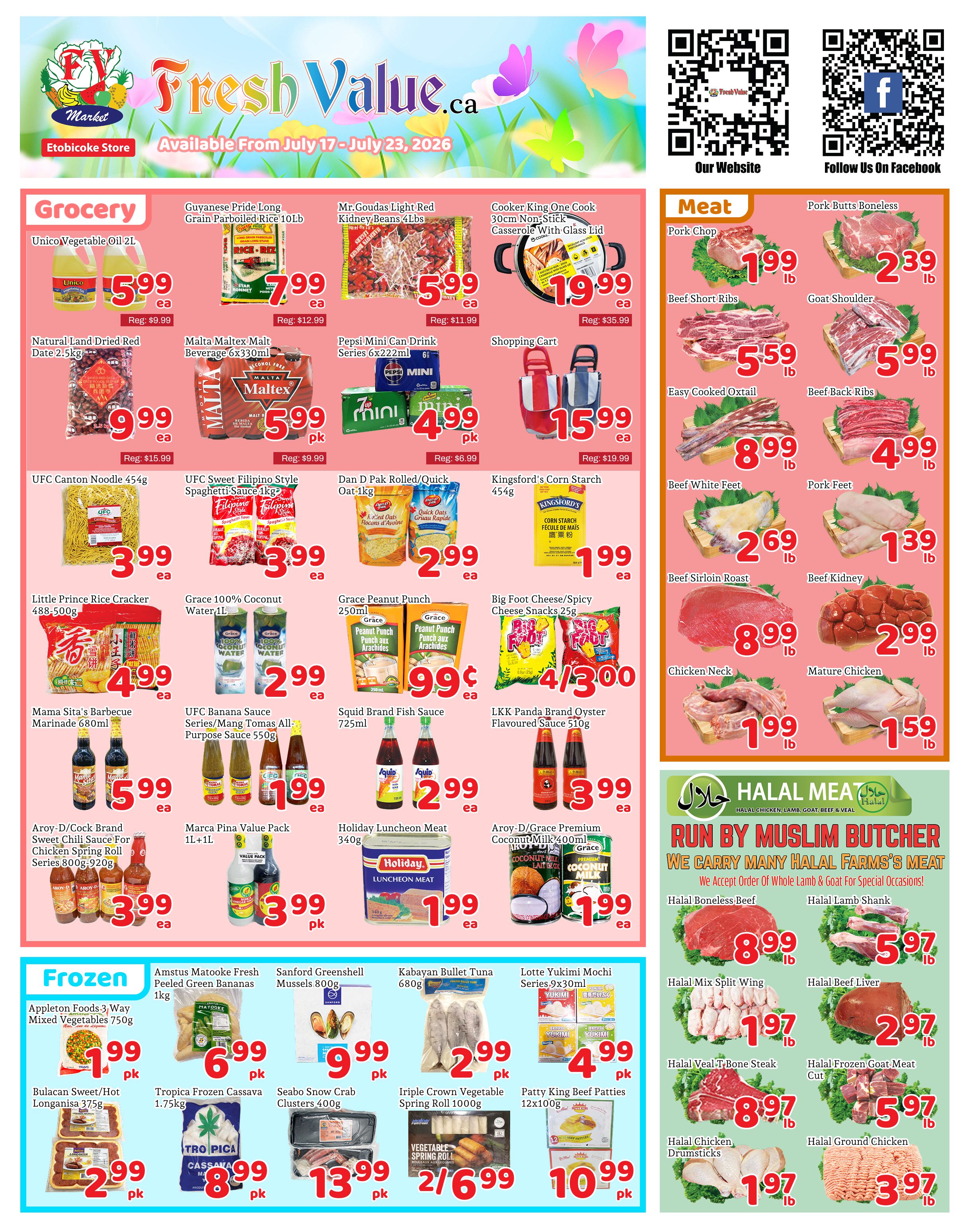 Fresh Value (Etobicoke) Flyer July 17 to 23