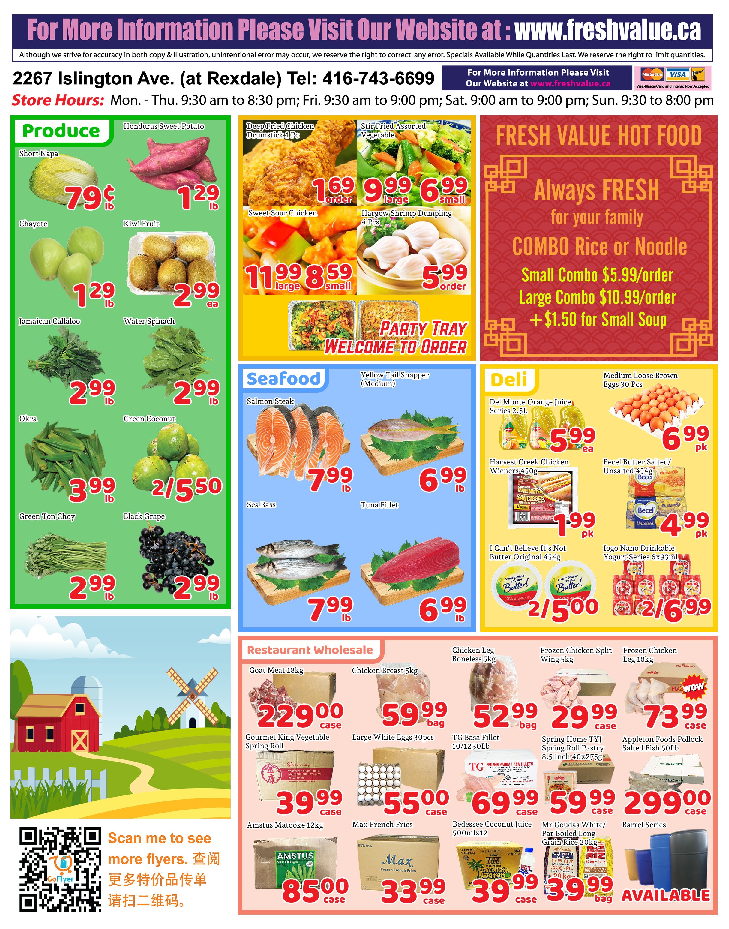 Fresh Value (Etobicoke) Flyer July 17 to 23