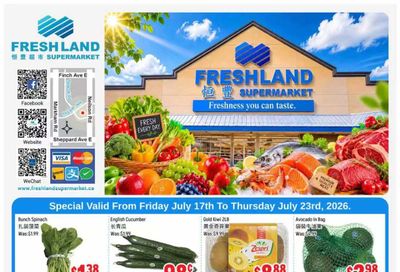 FreshLand Supermarket Flyer July 17 to 23