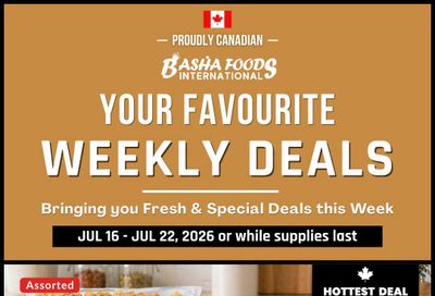 Basha Foods International Flyer July 16 to 22