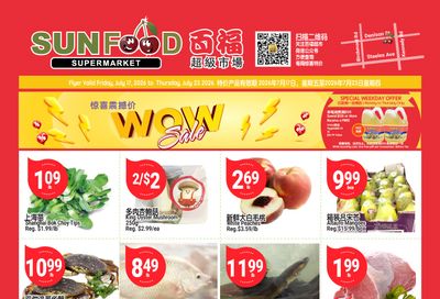 Sunfood Supermarket Flyer July 17 to 23