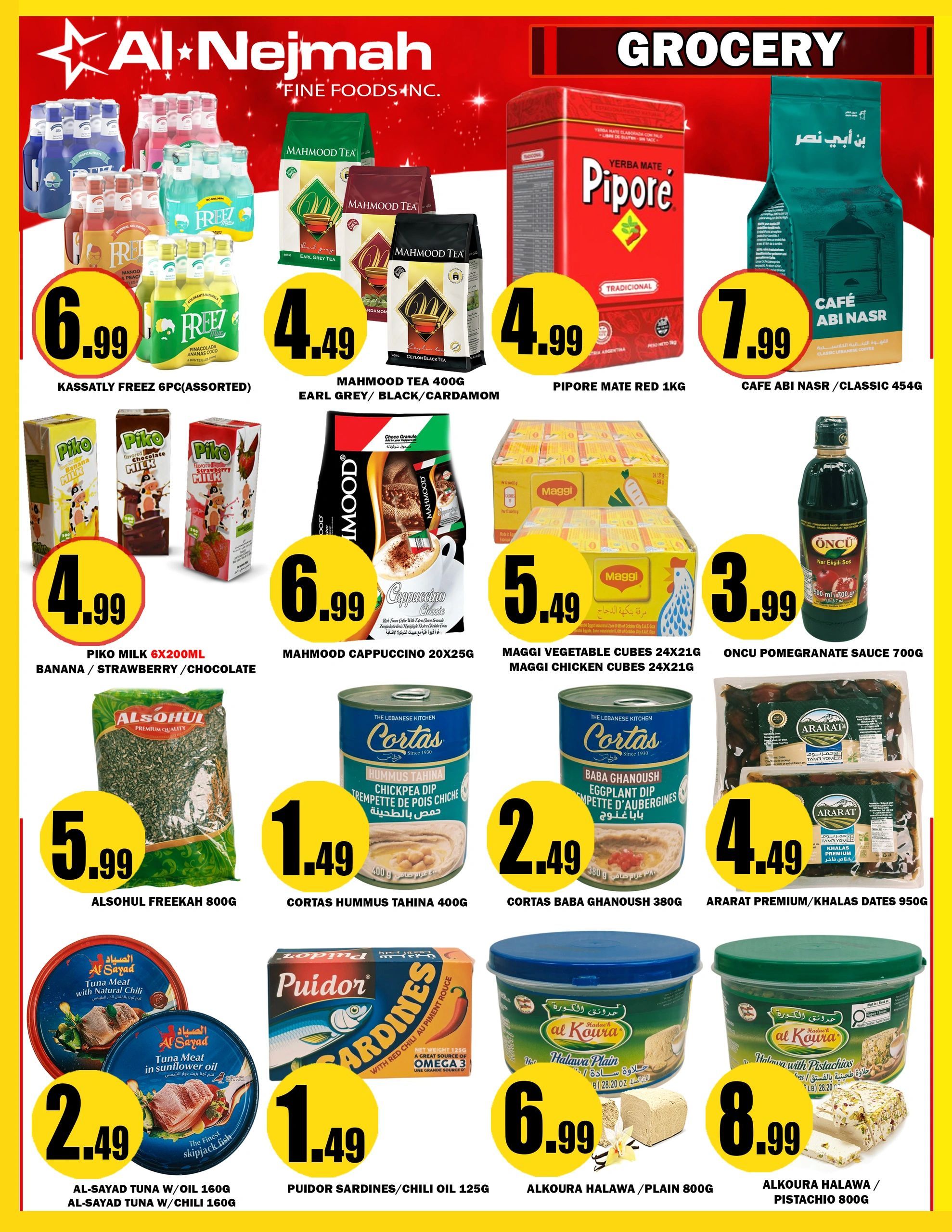 Alnejmah Fine Foods Inc. Flyer July 17 to 23