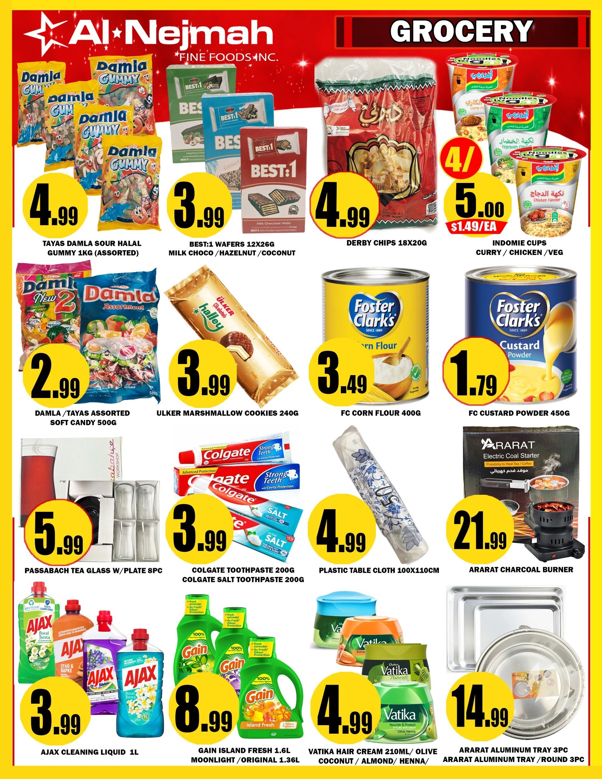 Alnejmah Fine Foods Inc. Flyer July 17 to 23