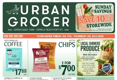 Urban Grocer Flyer July 17 to 23