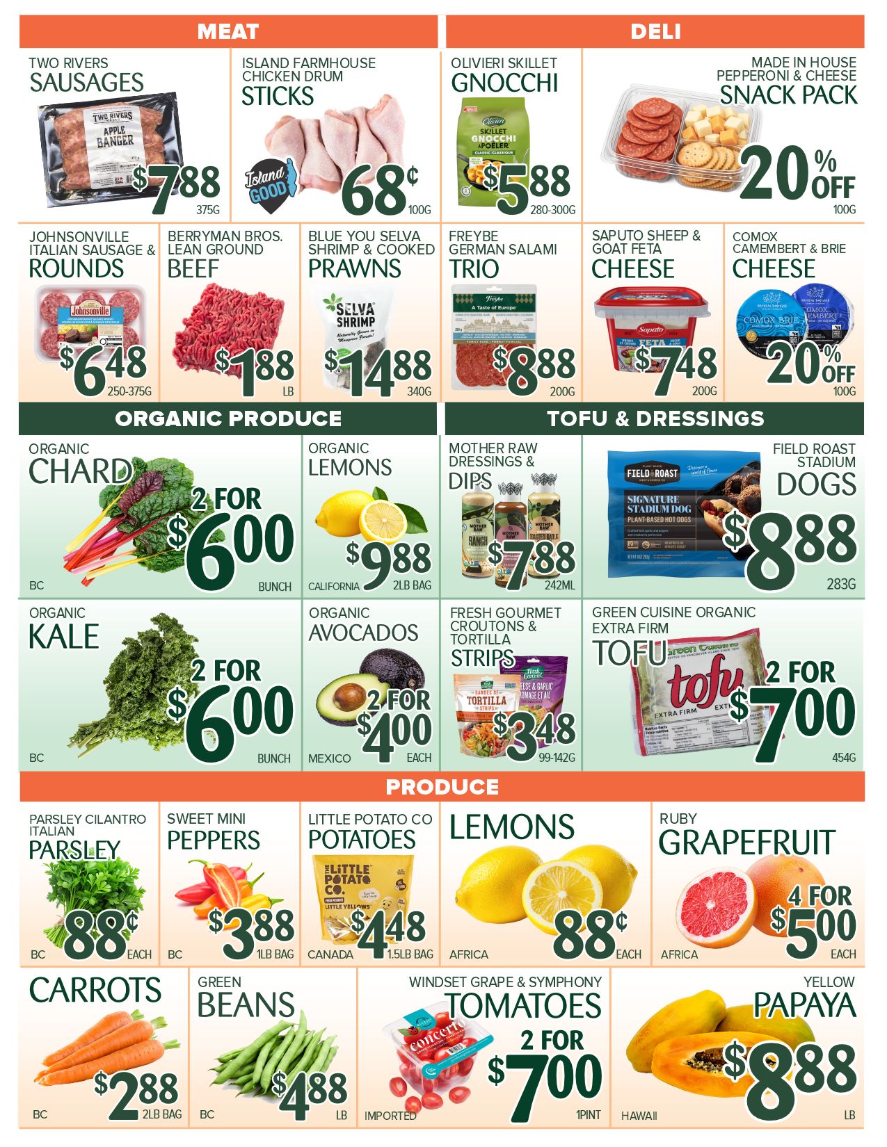 Urban Grocer Flyer July 17 to 23