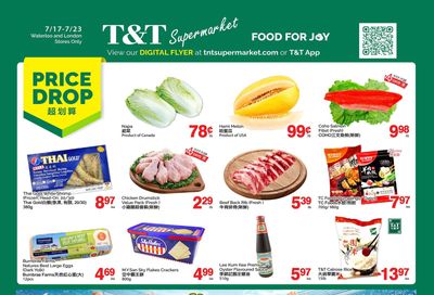 T&T Supermarket (London & Waterloo) Flyer July 17 to 23