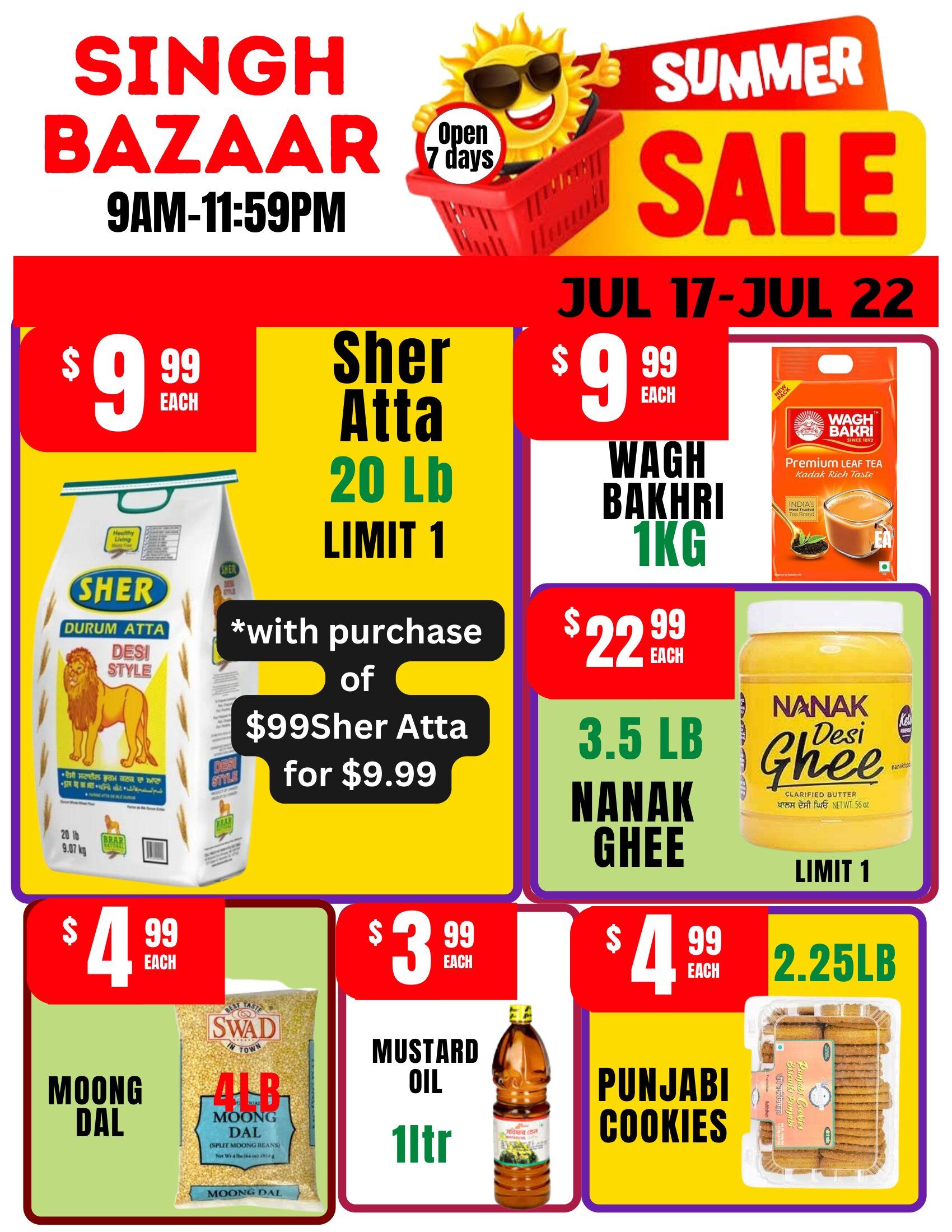 Singh Bazaar Flyer July 17 to 22