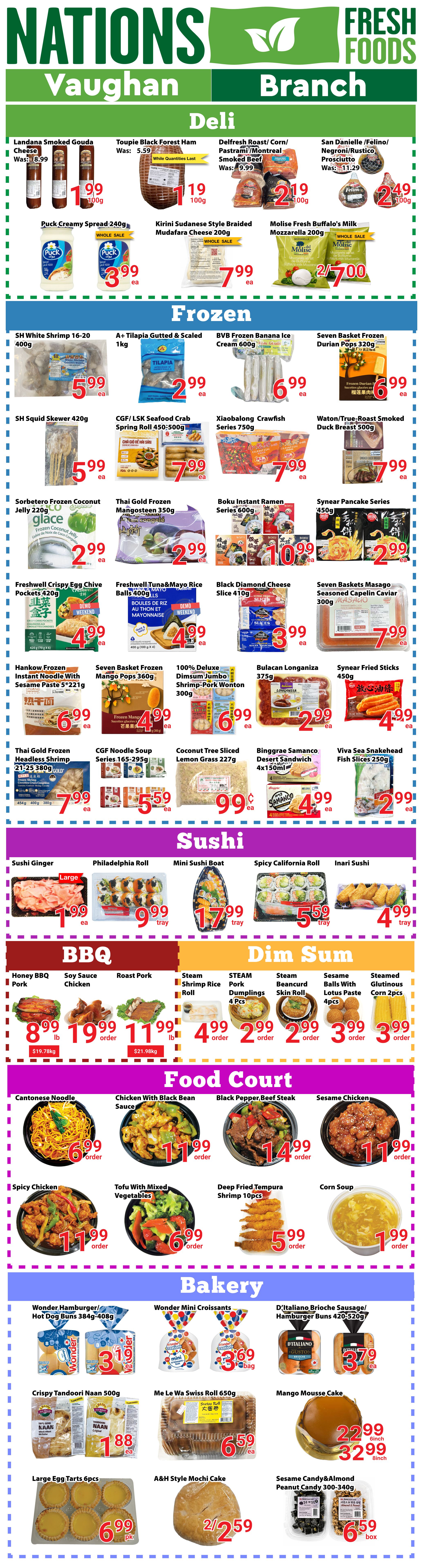 Nations Fresh Foods (Vaughan) Flyer July 17 to 23