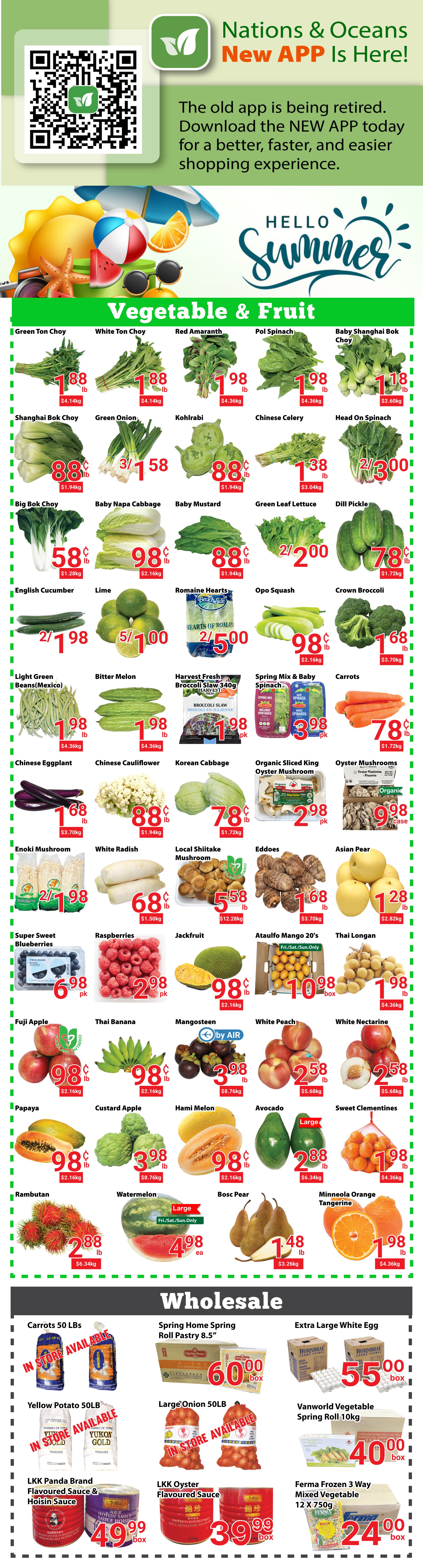 Nations Fresh Foods (Vaughan) Flyer July 17 to 23
