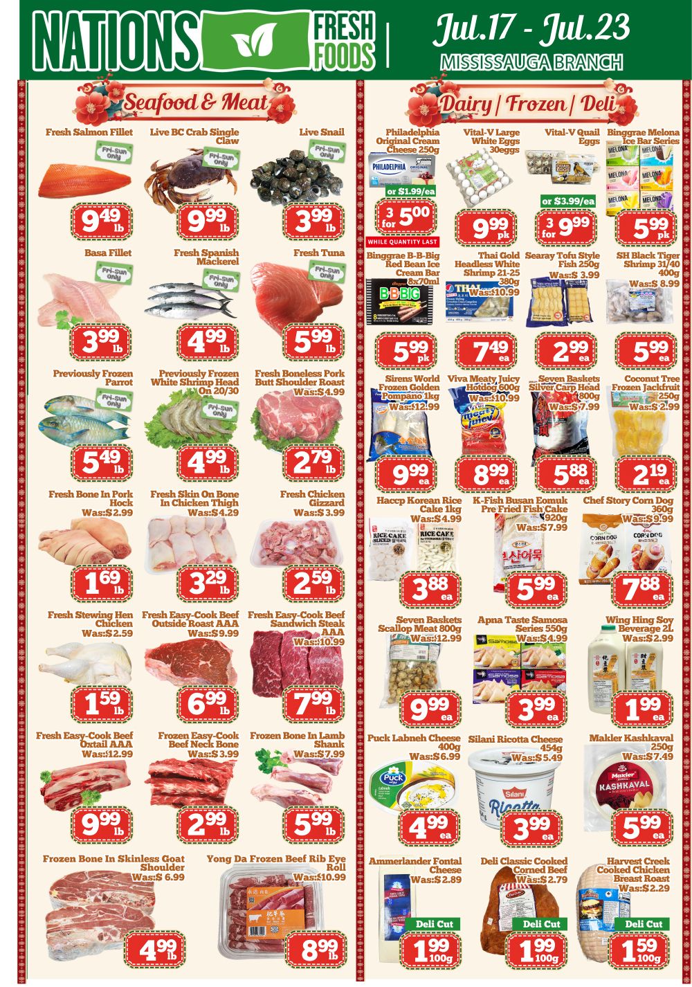 Nations Fresh Foods (Mississauga) Flyer July 17 to 23