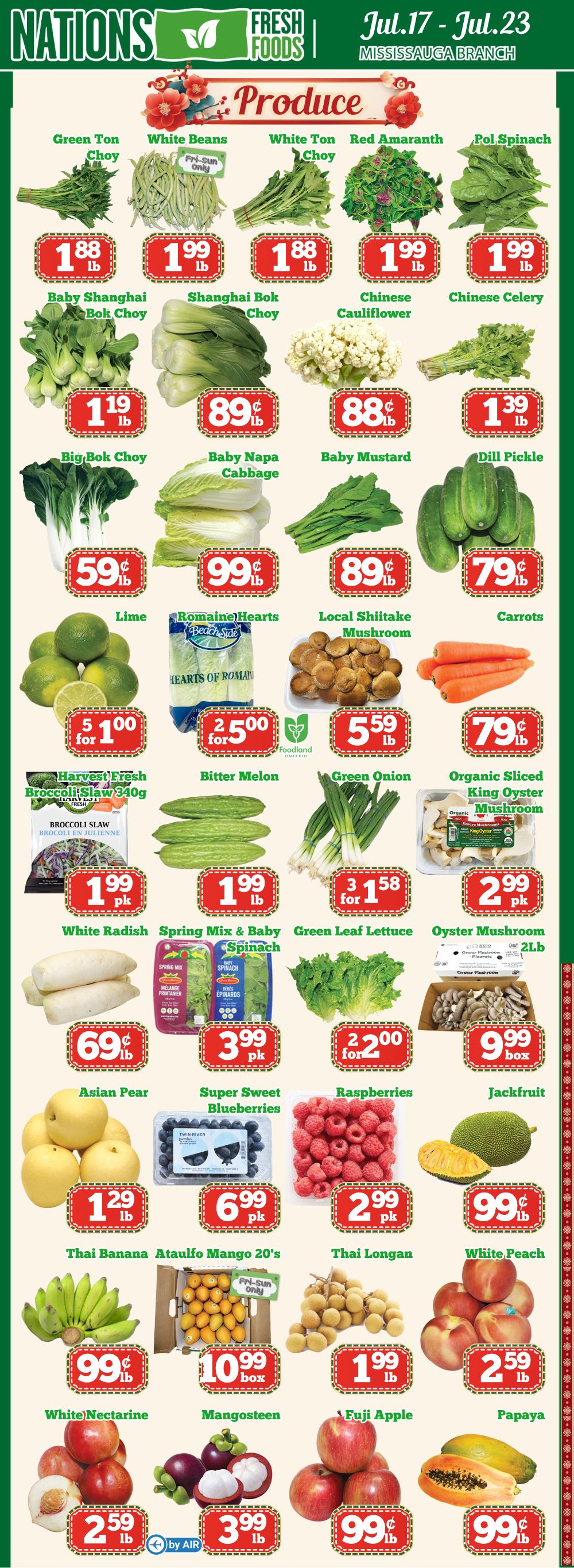 Nations Fresh Foods (Mississauga) Flyer July 17 to 23