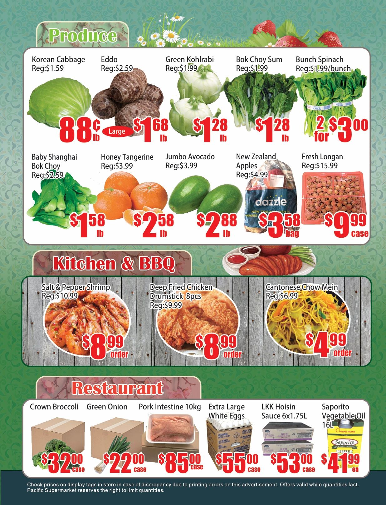Pacific Fresh Food Market (North York) Flyer July 17 to 23