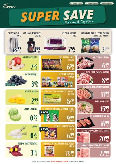 Market Ribbon Flyer July 17 to 23