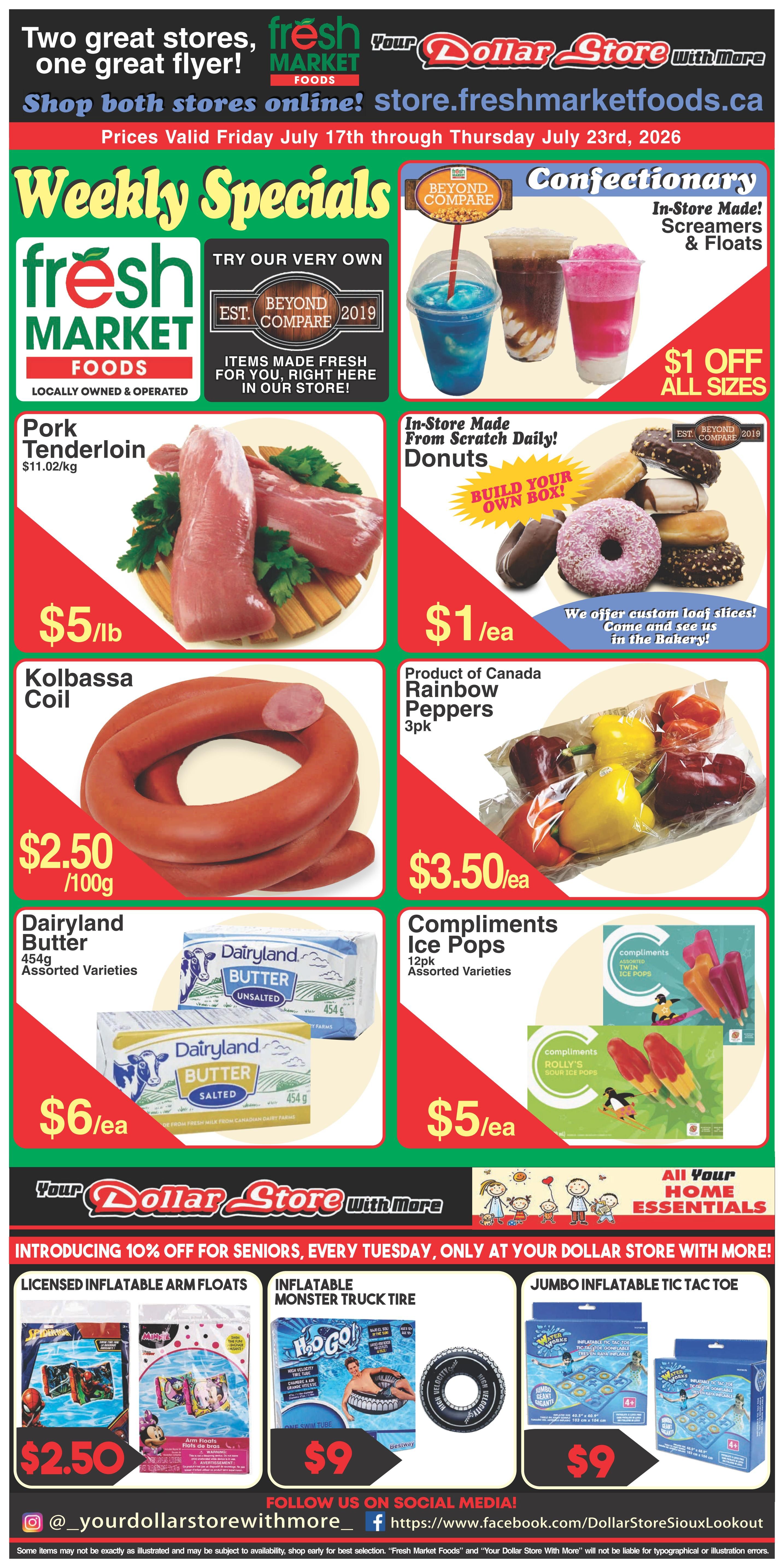 Fresh Market Foods Flyer July 17 to 23