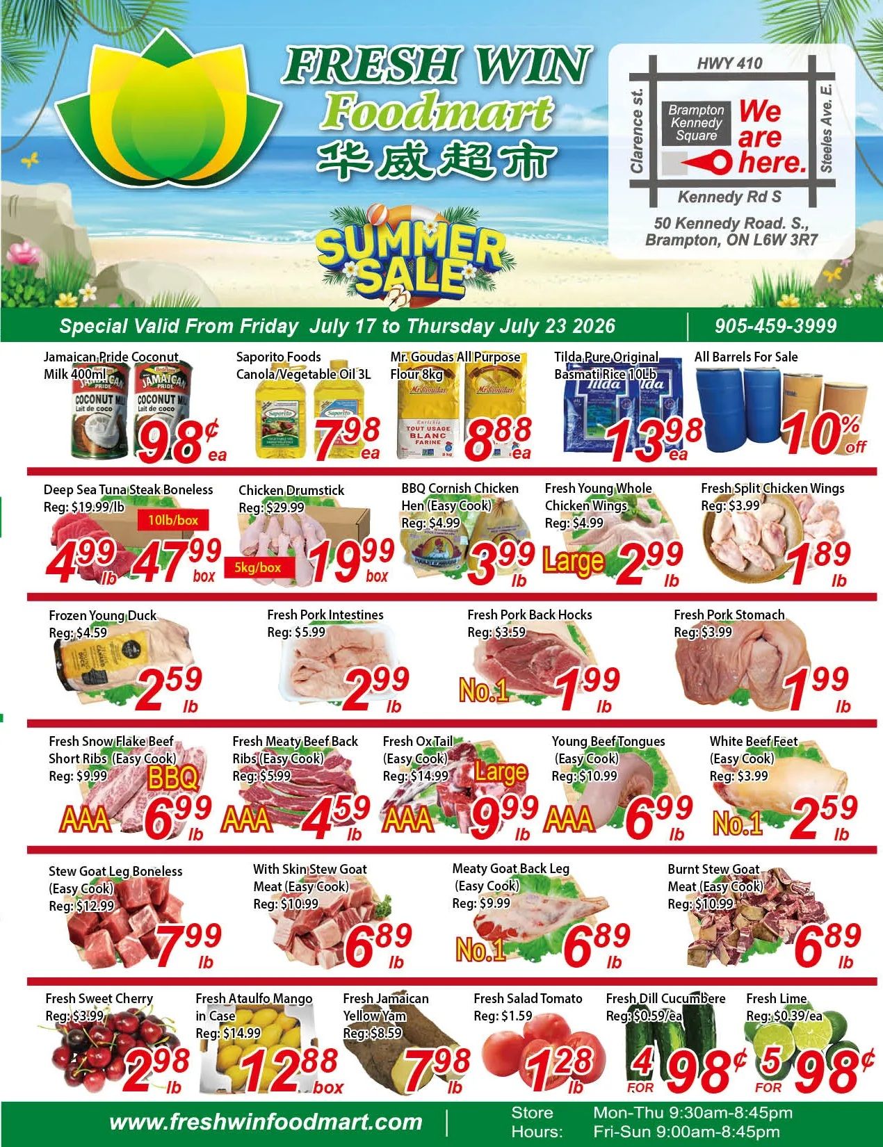 Fresh Win Foodmart Flyer July 17 to 23