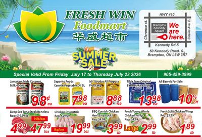 Fresh Win Foodmart Flyer July 17 to 23
