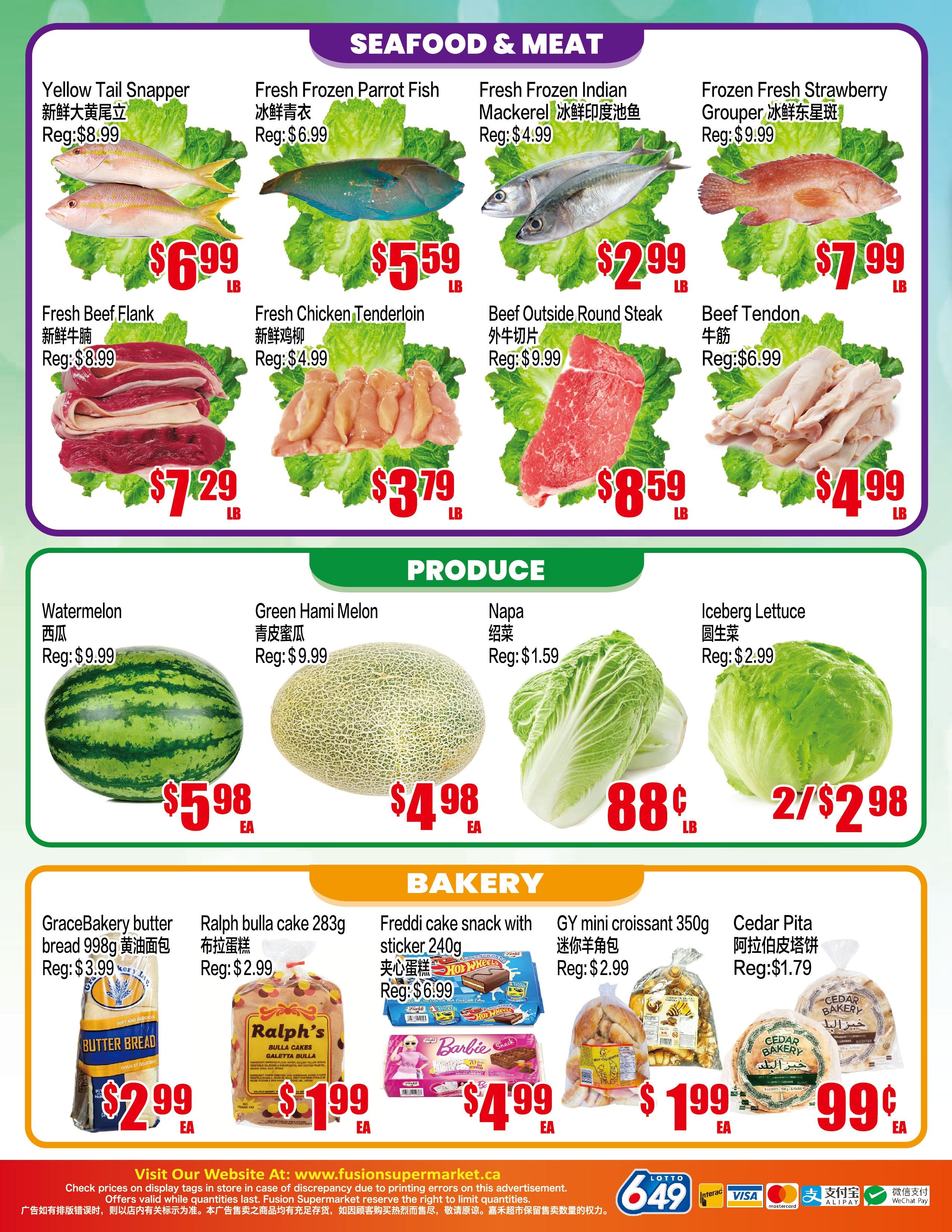 Fusion Supermarket (Scarborough) Flyer July 17 to 23