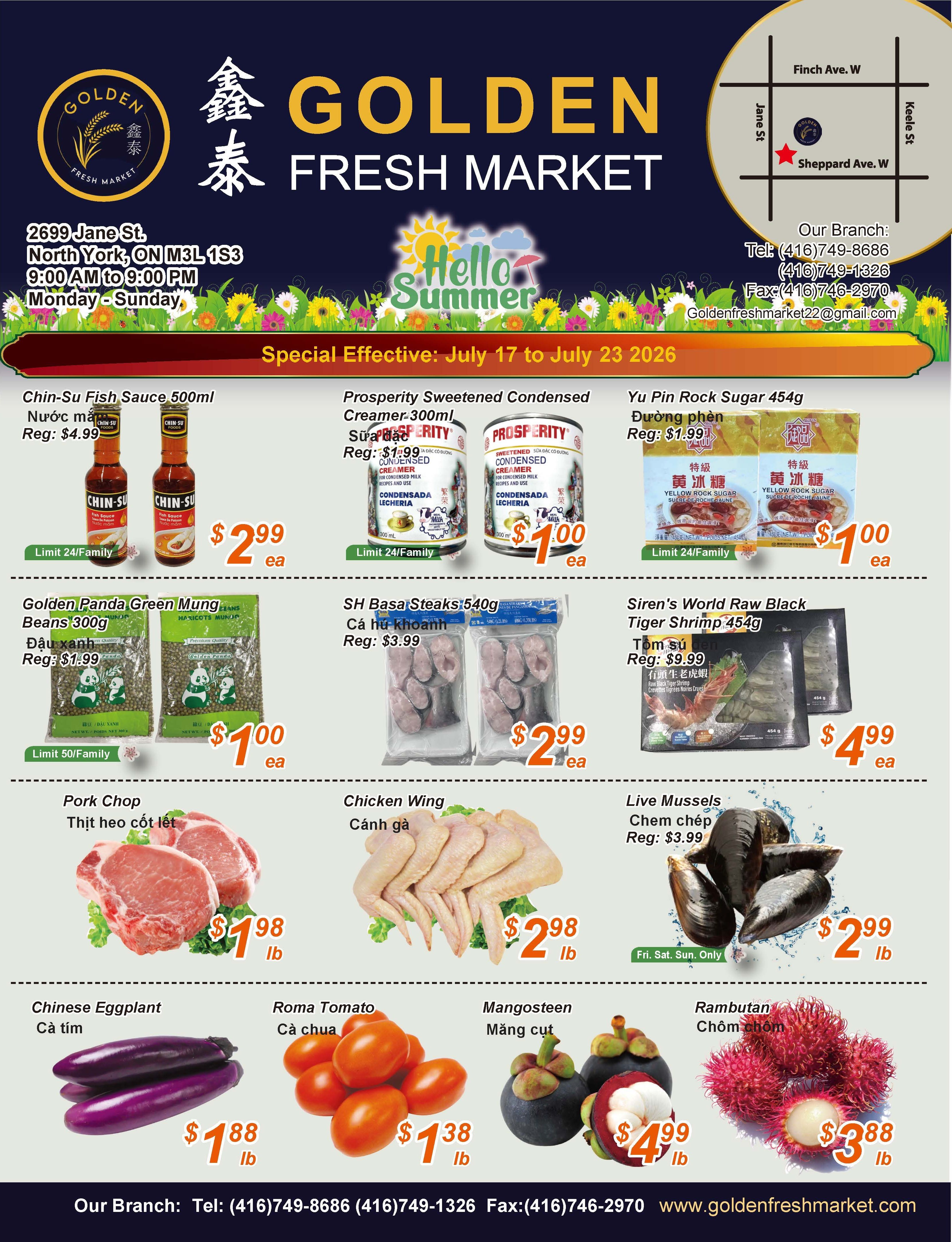 Golden Fresh Market Flyer July 17 to 23