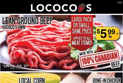 Lococo's Flyer July 17 to 21