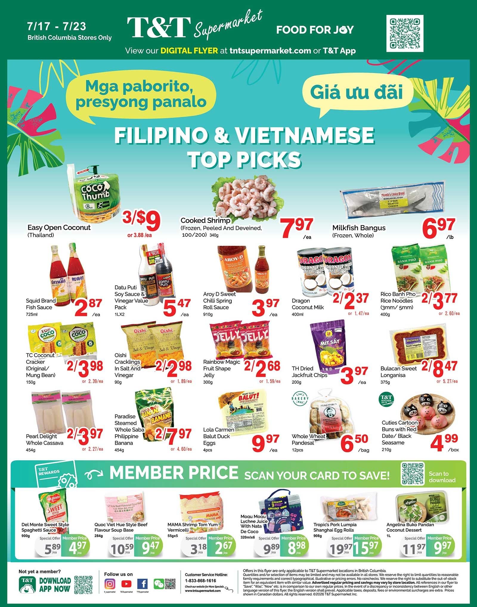 T&T Supermarket (BC) Flyer July 17 to 23