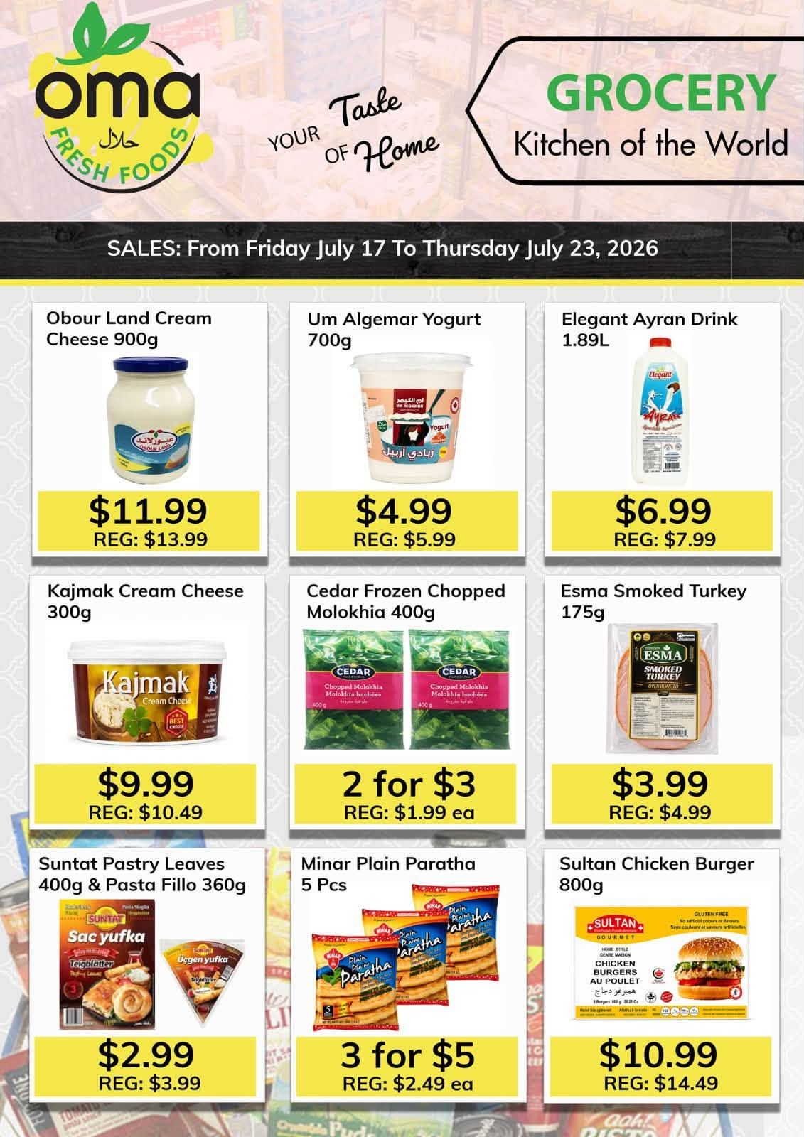 Oma Fresh Foods Flyer July 17 to 23