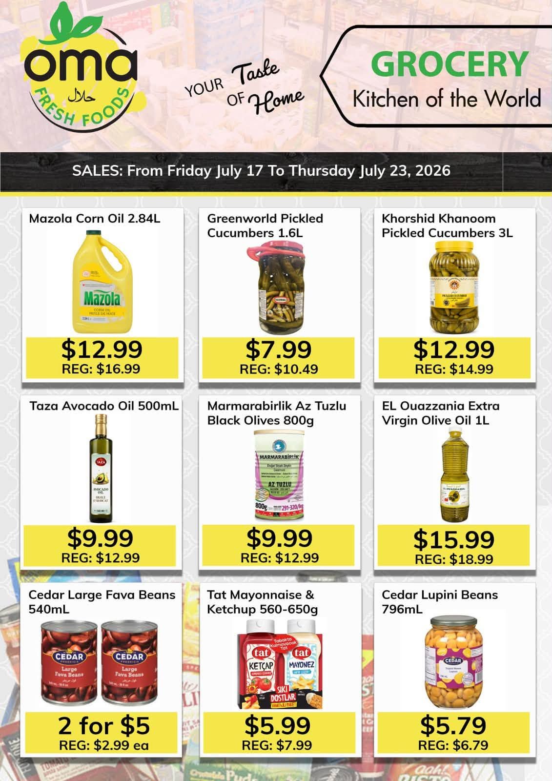 Oma Fresh Foods Flyer July 17 to 23