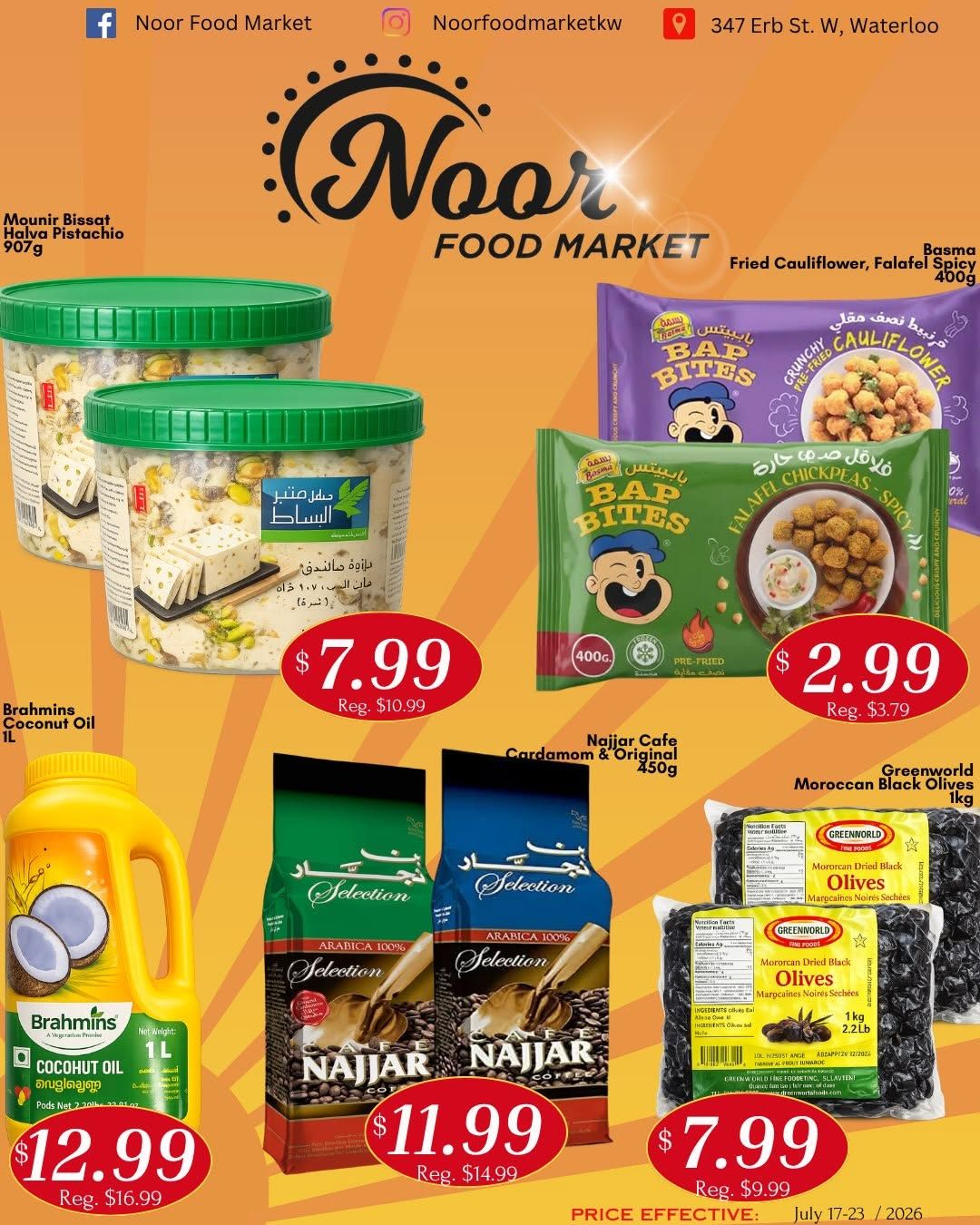 Noor Food Market Flyer July 17 to 23