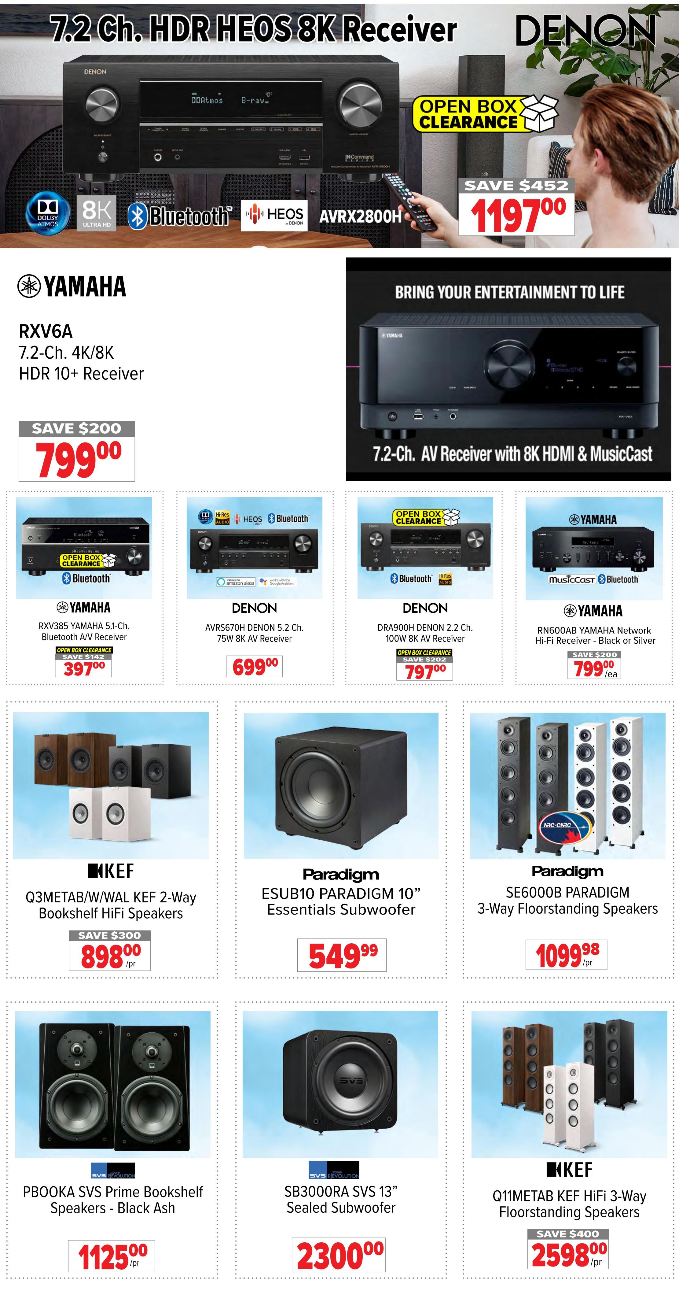 2001 Audio Video Flyer July 17 to 23