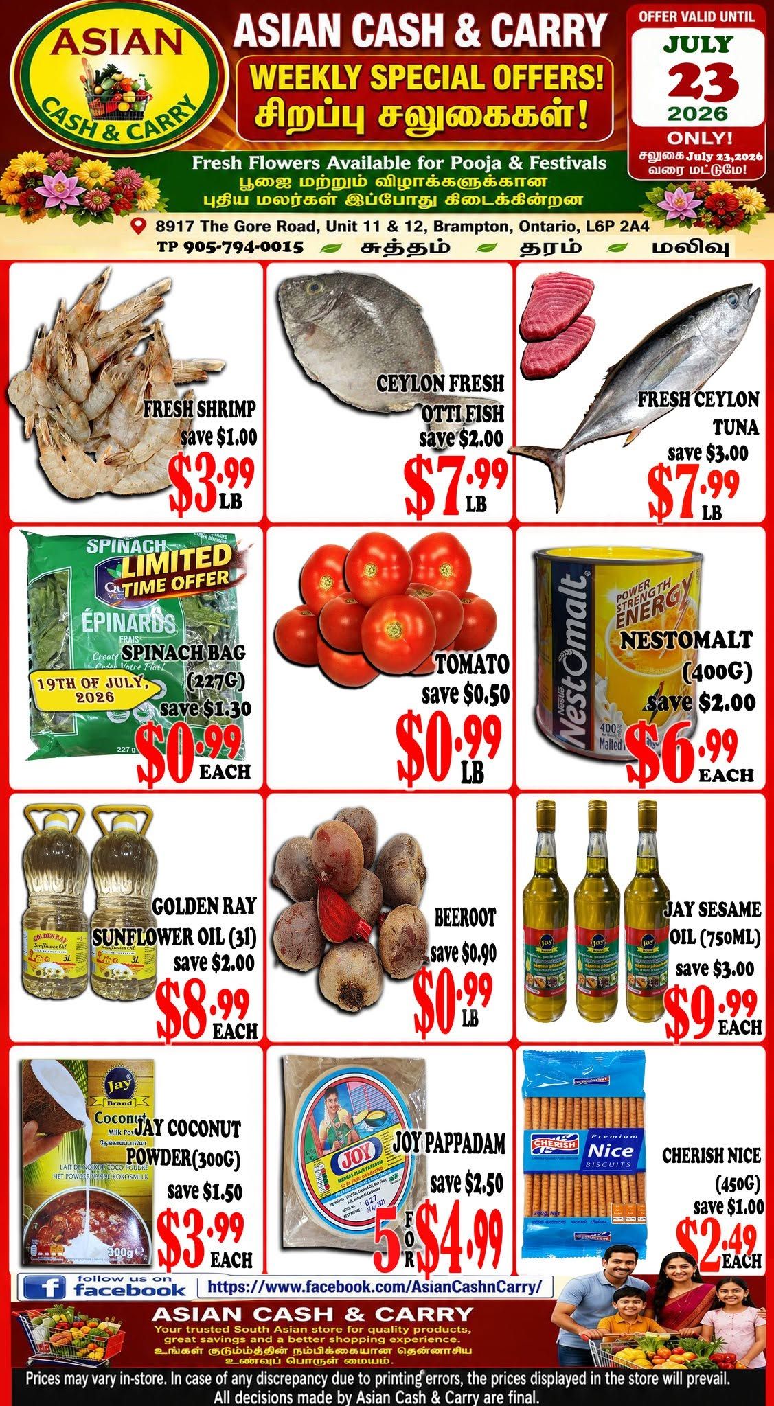 Asian Cash & Carry Flyer July 17 to 23