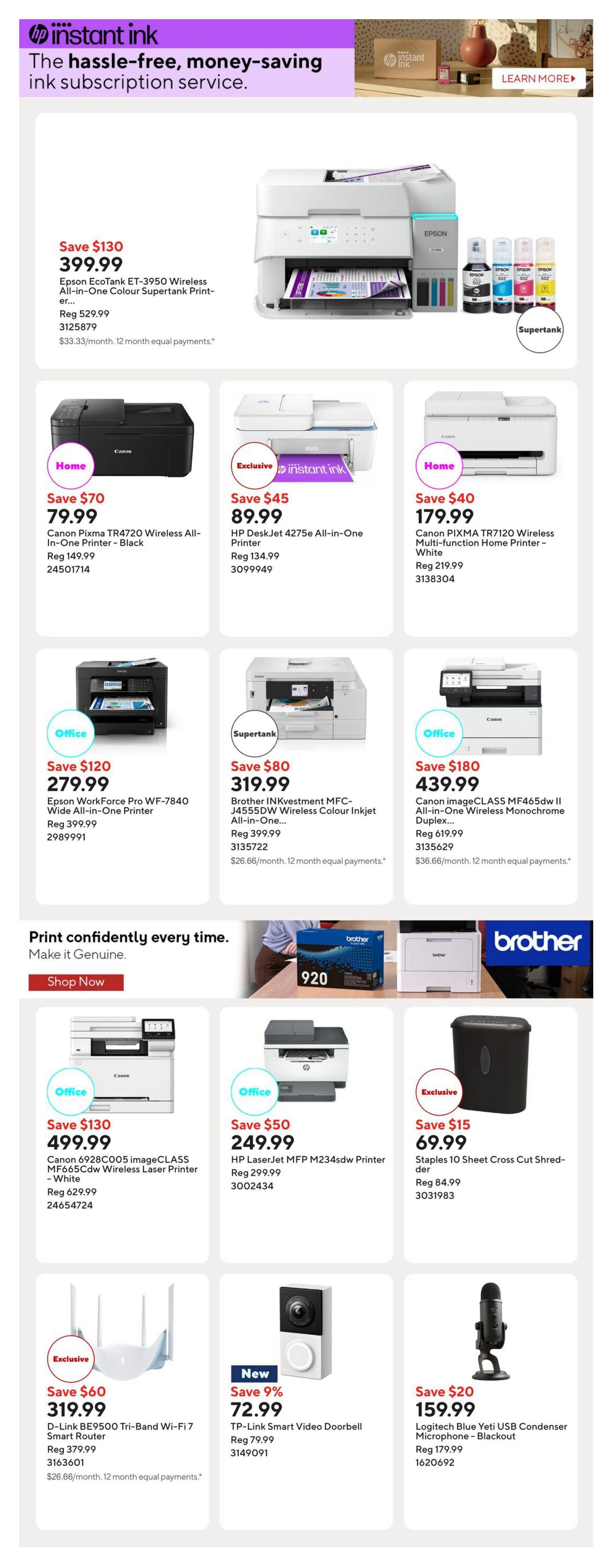 Staples Flyer July 17 to 23