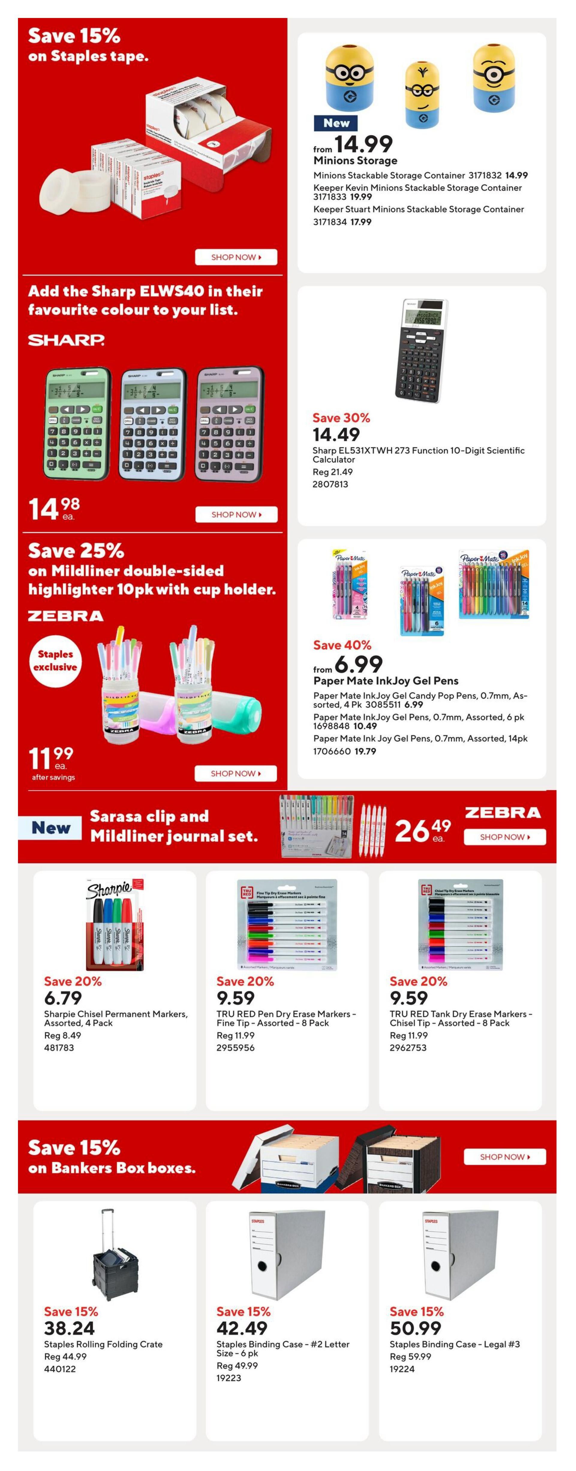 Staples Flyer July 17 to 23